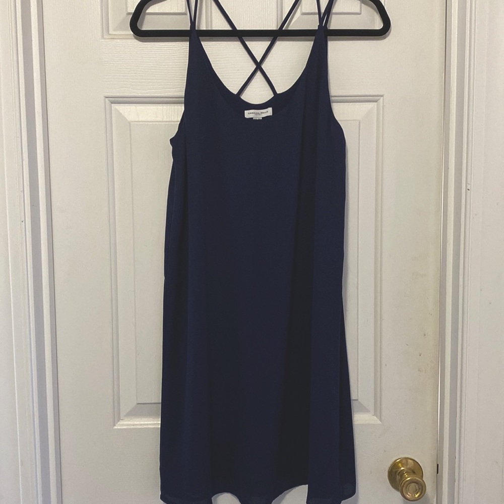 Navy blue dress